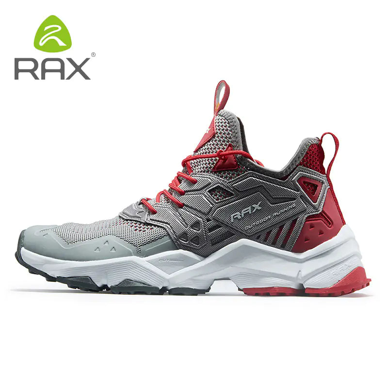 Black RAX lightweight hiking shoes for men, featuring durable outdoor footwear design by Mead's Supply & Equipment Outfitters.
