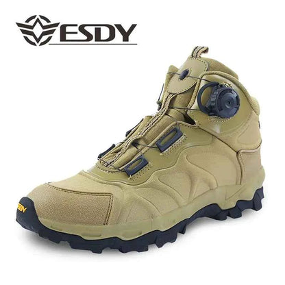 Green Mead's Supply Tactical Off-Road Trekking Boots for all-season hiking, featuring durable combat design and reinforced soles.