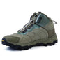 Green Mead's Supply & Equipment military tactical off-road trekking boots, all-season hiking footwear, with durable design and reinforced soles.