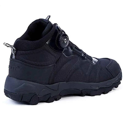 Green Mead's Supply & Equipment military tactical off-road trekking boots, all-season hiking footwear with reinforced soles and secure lacing.