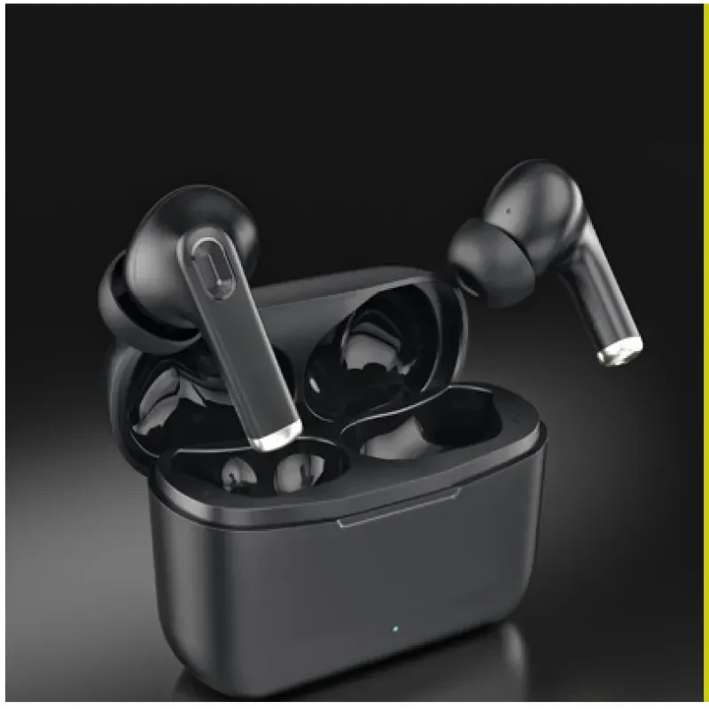 Black Lanxun Bluetooth 5.3 in-ear headphones with sleek design, wireless earbuds from Mead's Supply & Equipment Outfitters.