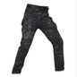 Men's tactical outdoor assault pants in black, Shark Skin soft shell cargo style, made by Mead's Supply & Equipment Outfitters.