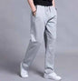 Men's oversized black cotton knit sweatpants by Mead's Supply & Equipment Outfitters, relaxed fit casual joggers, 3XL size.