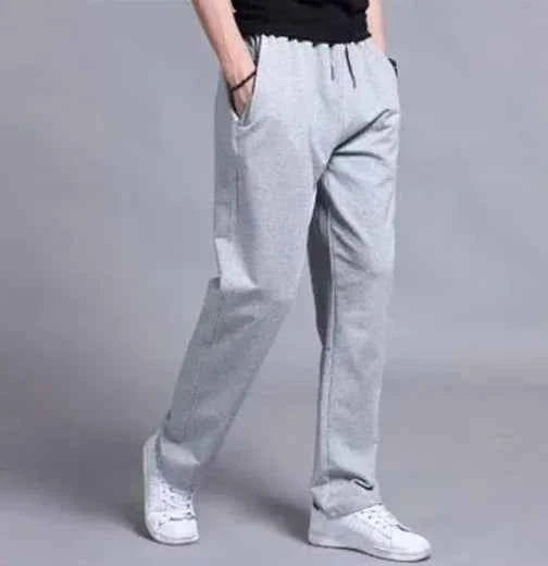 Men's oversized black cotton casual knit sweatpants with relaxed fit, joggers style from Mead's Supply & Equipment Outfitters.