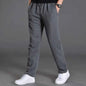 Men's oversized black cotton knit sweatpants from Mead's Supply & Equipment Outfitters, relaxed fit joggers with casual style.
