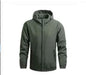 Men's outdoor waterproof jacket by Mead's Supply & Equipment Outfitters, windproof rain jacket for hiking and all-weather protection.