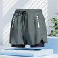 Men's black quick-dry swim trunks from Mead's Supply & Equipment Outfitters, featuring a stroke pattern, suitable for swimming and beach wear.