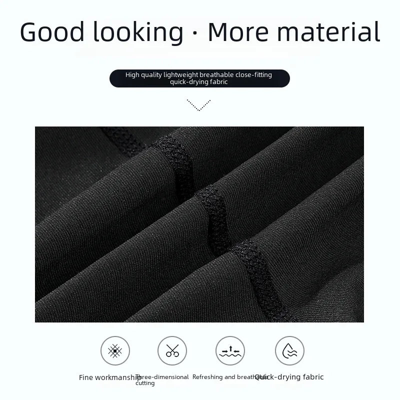 Men's black quick-dry swim trunks from Mead's Supply & Equipment Outfitters, featuring a stylish design for swimming and beach outings.