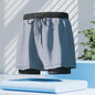 Men's black quick-dry swim trunks by Mead's Supply & Equipment Outfitters, featuring a stylish design for swimming and beach activities.