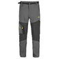 Black men's hiking pants by Mead's Supply & Equipment, quick-drying, detachable, convertible zip-off shorts, ideal for outdoor adventures.