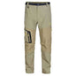 Black men's hiking pants by Mead's Supply & Equipment with zip-off convertible shorts, quick-drying and detachable for outdoor activities.