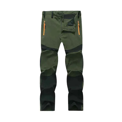 Men's windproof climbing pants by Mead's Supply & Equipment, breathable, moisture-wicking outdoor trousers for hiking and trekking.