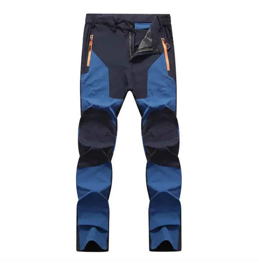 Men's waterproof hiking pants by Mead's Supply & Equipment Outfitters, windproof and wear-resistant outdoor trousers for hiking.