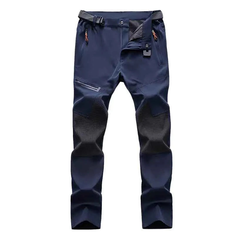 Unisex waterproof hiking pants from Mead's Supply & Equipment Outfitters, breathable polyester outdoor gear for men and women.