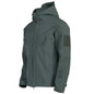 Men's Mead's Supply & Equipment waterproof Shark Skin tactical softshell jacket with fleece lining, green outdoor clothing for men.