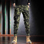 Men's oversized camouflage cargo pants by Mead's Supply & Equipment Outfitters with multiple pockets and outdoor-ready design.
