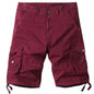 Men's camouflage multi-pocket loose work shorts in lake blue from Mead's Supply & Equipment Outfitters, designed for durable outdoor work.