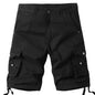 Men's camouflage multi-pocket loose work shorts in lake blue, made by Mead's Supply & Equipment Outfitters, suitable for outdoor work.