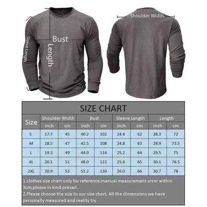 Light green men's long sleeve cotton T-shirt with crew neck from Mead's Supply & Equipment Outfitters, casual everyday wear.