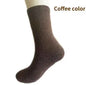 Light grey men's wool socks by Mead's Supply & Equipment Outfitters, thickened, plush, warm terry interior, antibacterial winter socks