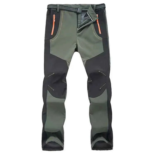Unisex outdoor hiking pants by Mead's Supply & Equipment Outfitters, cotton fabric, multiple pockets for trekking and outdoor activities.