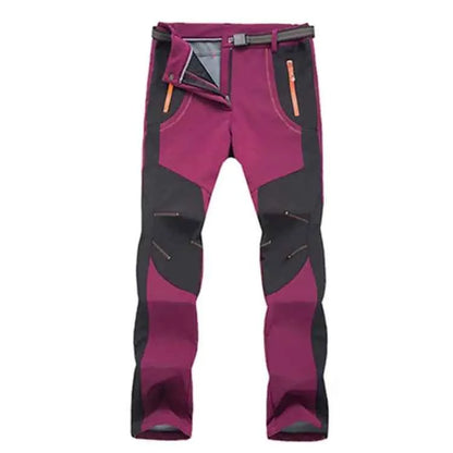 Army green unisex outdoor hiking pants by Mead's Supply & Equipment Outfitters, featuring multiple pockets and cotton fabric.
