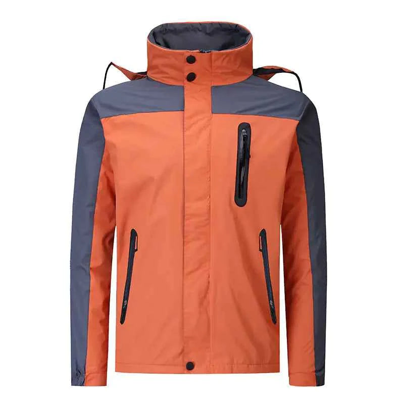 Unisex hooded winter mountain jacket from Mead's Supply & Equipment Outfitters, suitable for climbing and skiing in cold weather.