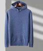 Riverstone Merino Wool men's hoodie by Mead's Supply & Equipment Outfitters, showing a comfortable, stylish gray hoodie for men.
