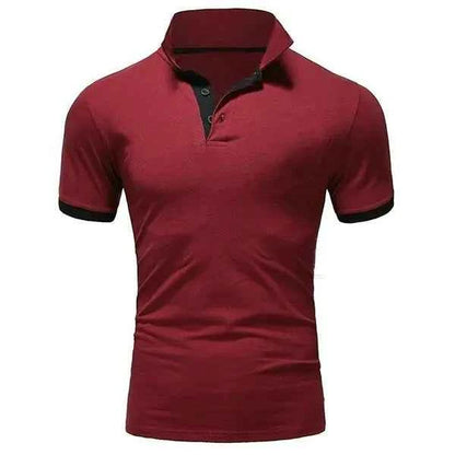 Men’s casual cotton polo shirt by Mead’s Supply & Equipment Outfitters, slim fit short sleeve, white, plus size available.