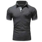 Men's casual cotton polo shirt by Mead's Supply & Equipment Outfitters, slim fit short sleeve design in white, plus size available.