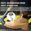 Men's Waterproof Steel-Toe Winter Plush Safety Boots