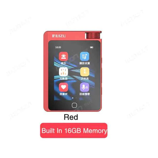 Mead's Supply & Equipment outdoor electronics: HiFi lossless MP3 player with Bluetooth 5.0, 2.8-inch screen, 16GB storage, and 14-hour battery.