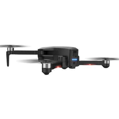 Mead's Supply & Equipment Outdoors SG906 PRO foldable GPS drone with 4K gimbal camera, obstacle avoidance, and storage bag.