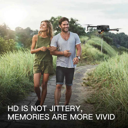 Mead's Supply & Equipment SG906 PRO foldable GPS drone with 4K gimbal camera, obstacle avoidance, and storage bag in outdoor electronics.