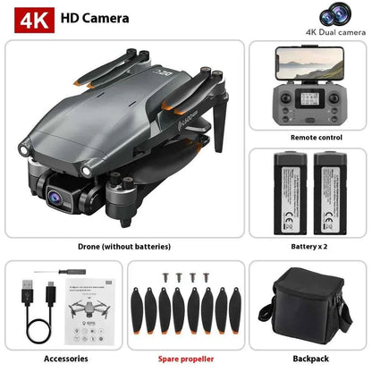 Mead's Supply & Equipment Outdoors L600 PRO MAX drone with 4K HD camera, GPS, smart return, and laser obstacle avoidance.