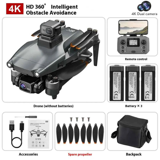 Mead's Supply & Equipment Outfitters L600 PRO MAX drone with 4K HD camera, GPS, smart return, and laser obstacle avoidance.