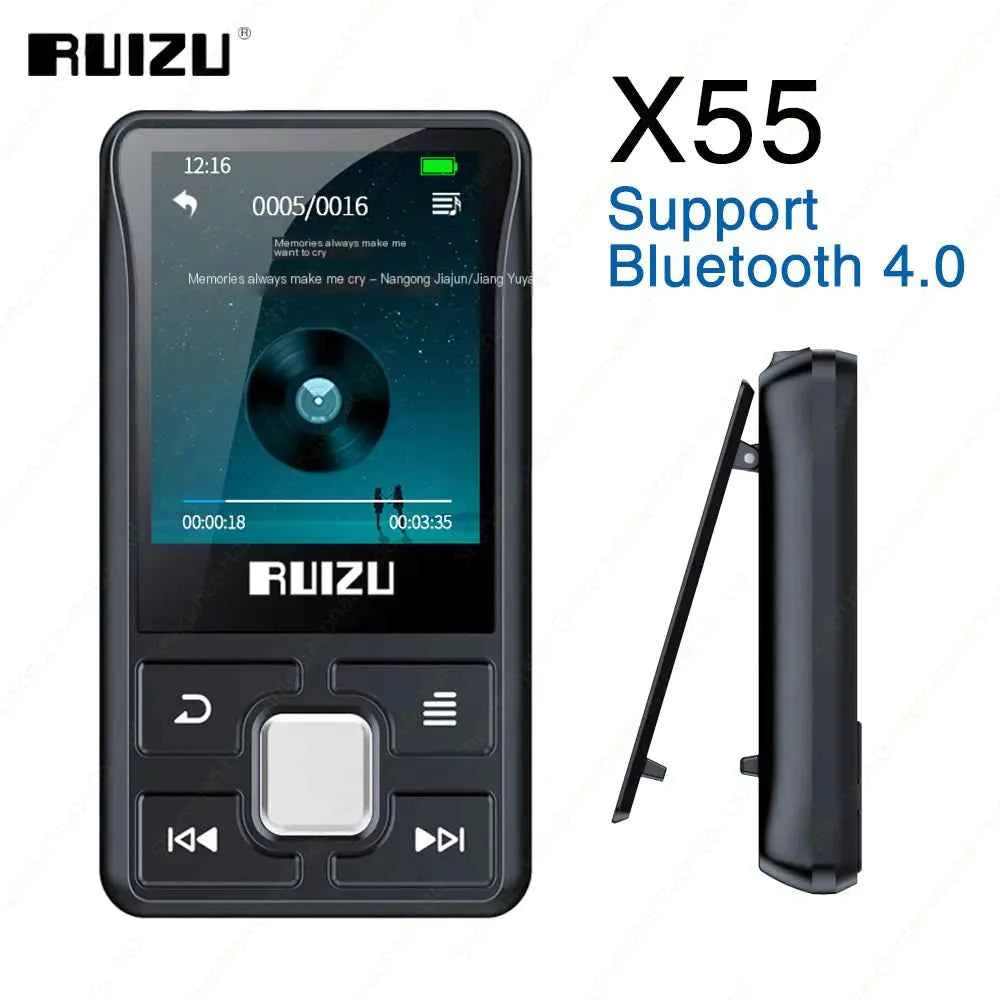 Black Mead's Supply portable Bluetooth MP3 player with 1.8-inch screen, FM radio, E-book, and TF card support for outdoor use.