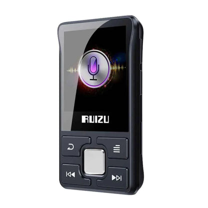 Black Mead's Supply Bluetooth MP3 Player with 1.8" screen, FM radio, E-book, and TF card support for outdoor use.