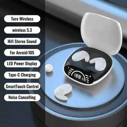Mead's Supply & Equipment Outfitters wireless Bluetooth Post-Ear headphones in black with voice control and 4-8 hour battery life.
