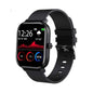 Black unisex waterproof smart watch by Mead's Supply & Equipment Outfitters, Bluetooth fitness tracker with health monitoring features.
