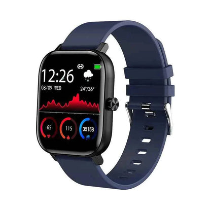 Unisex waterproof Mead's Supply & Equipment Outfitters smart watch with Bluetooth fitness tracker and health monitoring features.