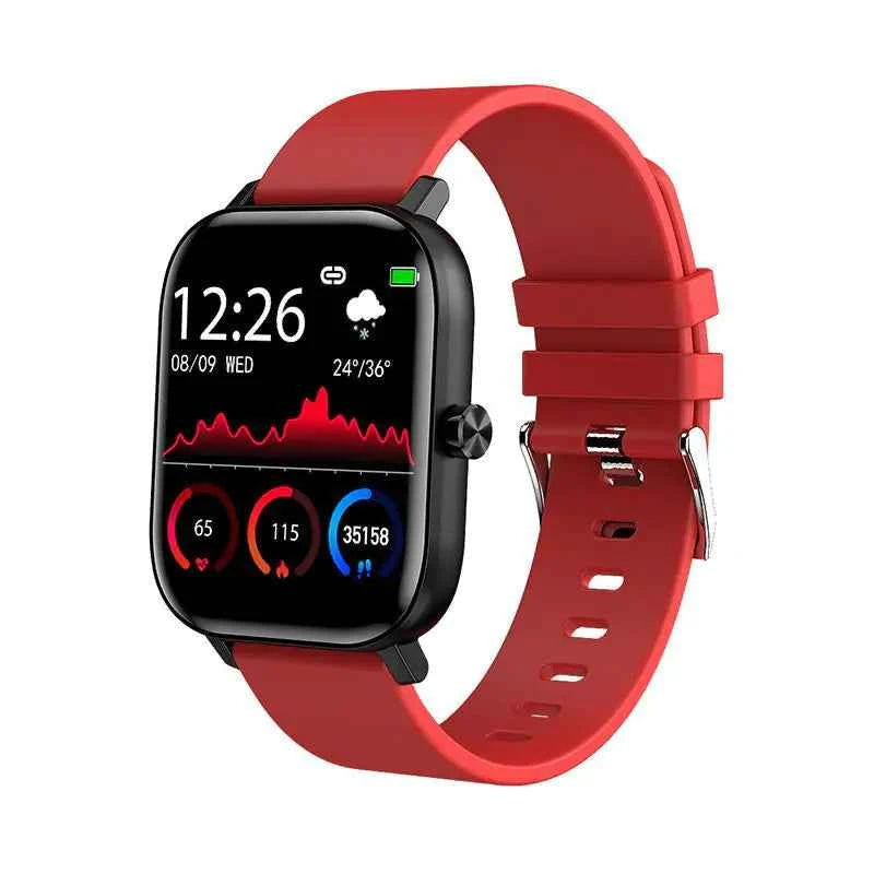 Unisex waterproof Bluetooth smart watch with fitness tracker and health monitoring features, designed for outdoor use.