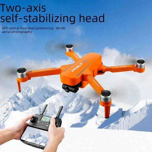 Green JJRC GPS Drone with 6K dual HD camera, 3-axis gimbal, brushless motor, and 23-minute flight time, outdoor electronics.
