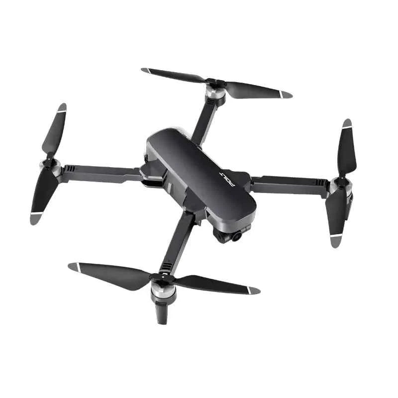 Mead's Supply & Equipment Outdoors: Green JJRC GPS drone with 6K dual HD camera, 3-axis gimbal, brushless motor, 23-minute flight.