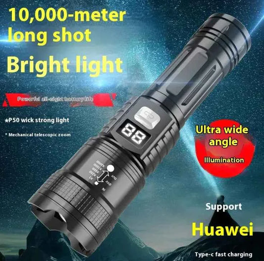 ZoomBright Power Flashlight from Mead's Supply & Equipment Outfitters, outdoor electronics and lighting device with bright LED beam.