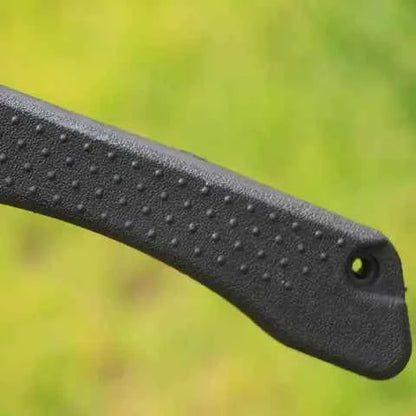 Folding hand saw by Mead's Supply & Equipment, a portable garden pruning saw designed for woodworking and outdoor use.