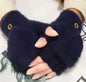Brown and gray women's convertible fingerless gloves with warm fleece lining, ideal for winter accessories by Mead's Supply & Equipment.