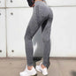 Dark grey women's quick-dry yoga pants training set from Mead's Supply & Equipment Outfitters, breathable activewear for workouts.