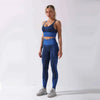 Seamless Snake Print Yoga Set for Women - Moisture-Wicking 2-Piece Activewear | Fitness Outfit