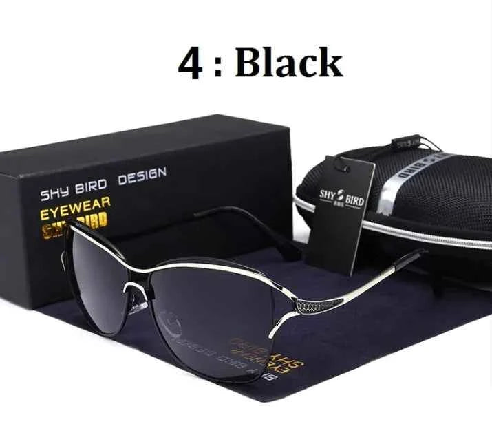Gold polarized women's sunglasses from Mead's Supply & Equipment Outfitters, stylish eyewear for women.